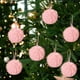 thumbnail image 5 of xihome Pack de 16 adornos navideños verdes de bolas peludas con cuerdas para colgar, ideales para decorar el rbol de Navidad (8 cm)., 5 of 6