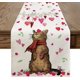 thumbnail image 2 of Camino de mesa para el día de San Valentín, hogar, comedor, sala de estar, mesa de comedor, decoración de vacaciones para interiores y exteriores, mantel, 2 of 4