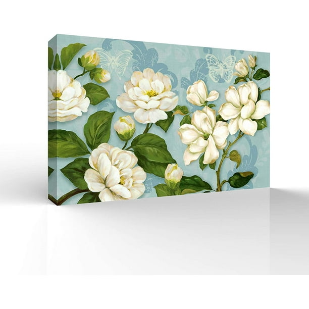Wall26 Canvas Wall Art Vintage Flower Giclee Painting Wall Art for