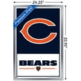 thumbnail image 3 of NFL Chicago Bears - Logo 21 Wall Poster, 22.375" x 34", Framed, 3 of 3