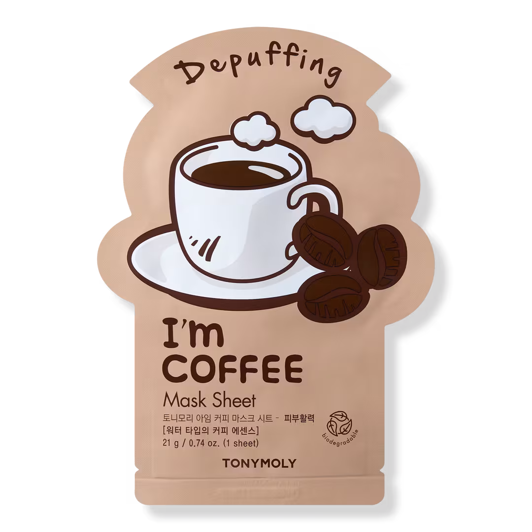 I Am Coffee Depuffing Sheet Mask