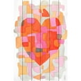 thumbnail image 2 of Marmont Hill "Splash of Heart" by Yolanta Gawlik Painting Print on White Wood, 2 of 5