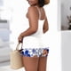 thumbnail image 2 of Camisetas Casuales de las Mujeres de Color Sólido de Gran Tamaño, Camisetas Largas con Cojín de Pecho para el Uso Diario, Conjunto de Cubierta de Traje de Baño de Verano, 2 of 6