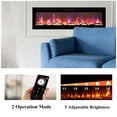 thumbnail image 4 of Yeshouse 50" Smart Electric Fireplace - Wall & Recessed Installation with Remote and Alexa Compatibility, 4 of 8