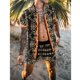 thumbnail image 1 of Conjuntos de hombre 2022, camisa informal de manga corta con solapa de retales estampada, pantalones cortos de playa, ropa de calle de verano, trajes hawaianos para vacaciones, S-3XL para hombre Tan Jianjun unisex, 1 of 2