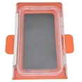 thumbnail image 4 of Shower Phone Holder, Touchable Screen Sealed Bathroom Phone Box 360 Degree Rotation Anti Fog  For Household Orange, 4 of 8