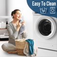 thumbnail image 6 of Buganda Soft Microfiber Toilet Lid Cover, Washable Bathroom Seat Covers, Fits Most Round, Elongated and Oblong Lids, Grey, 19.5"X18.5", 6 of 8