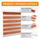 thumbnail image 3 of persiana doble capa zebra 100x200cm enrollable Belug, Color Café, 3 of 5