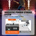 thumbnail image 4 of VEVOR Cold Spark Machine, 2 Pack 700W Output Fireworks Controllers, 6.6-16.4ft Adjustable Height, with Advanced DMX System,LED Screen,Portable Handle, Aluminum Alloy for Stage DJ Wedding Event,Party, 4 of 9