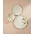 thumbnail image 3 of JoyJolt Mesa 6pc Stoneware 10.5" Dinner plate set - Linen, 3 of 8