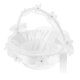 thumbnail image 4 of Romantic Petals Storage Basket Bowknot Decor Flower Girl Basket for Wedding HOMEMAXS 13941324-MX, 4 of 6