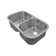 thumbnail image 5 of Sinber 32" Undermount Double Bowl 304 Stainless Steel Kitchen Sink, 5 of 14