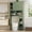 Green, variant on Walsunny Over the Toilet Storage Cabinets with Doors Side Shelves Toilet Paper Holder Stand Organizer Shelf Rack Space Saver above behind Toilet Freestanding for Bathroom Restroom Laundry White