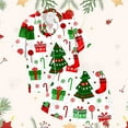 thumbnail image 5 of WEAIXIMIUNG Ensemble de Pyjama Décontracté pour Enfants de Noël Imprimé, Chemise à Col Boutonnée à Manches Courtes et Short 6-7 Ans, 5 of 5