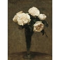thumbnail image 2 of Stellar Design Studio 15x18 Gold Ornate Wood Framed with Double Matting Museum Art Print Titled - Vintage Floral Vase, 2 of 4