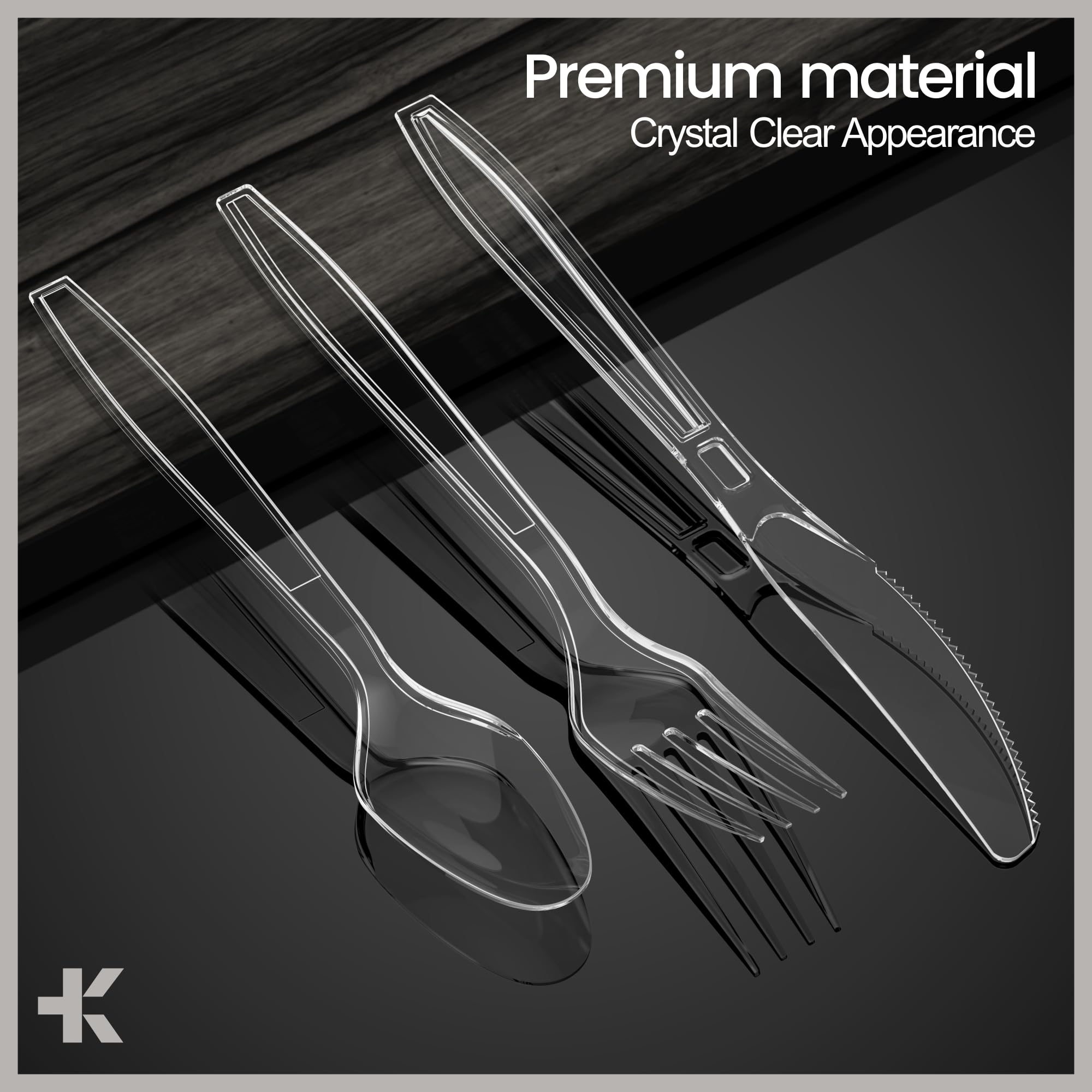 Bakkenmaster Heavy-Duty Disposable Spoons 100-Piece Set photo 5