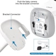 thumbnail image 3 of Soporte para monitor de bebé wochel compatible con VTech VM819, 3 of 7