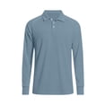 thumbnail image 4 of Dxzfnsa Sunscreen Shirts for Men Long Sleeve Sun Cooling Workout Sun Tops with Thumb Holes Men's Solid Color SPF Uv Protection Rash Guard Shirts, 4 of 9