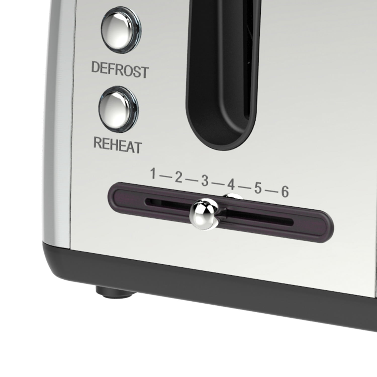 Brentwood Select TS-226S Extra Wide Slot 2-Slice Toaster, Stainless Steel