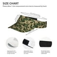 thumbnail image 3 of Honeii Camouflag Print Adult Sunscreen Visor Cap, Adjustable Sun Protection Hat,Sun Visor Hats,UV Protection Outdoor Sports Golf Running Sun Caps, 3 of 7