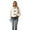 A-White188, variant on Women's Fuzzy Jackets Metal Toggle Button Front Jackets Casual Wear Stylish Trendy Winter Cropped Coats For Ladies
