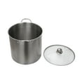 thumbnail image 6 of Mainstays Stainless Steel 21.5 Qt Multi-Use Water Bath Canner Tempered Glass Lid Silver, 6 of 8