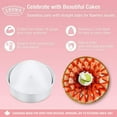 thumbnail image 4 of Crown Cheesecake Pan 7 Inch, 3" Deep, Removable Bottom Cake Pan, Heavy Duty, Pure Aluminum, Made in Canada, 4 of 8