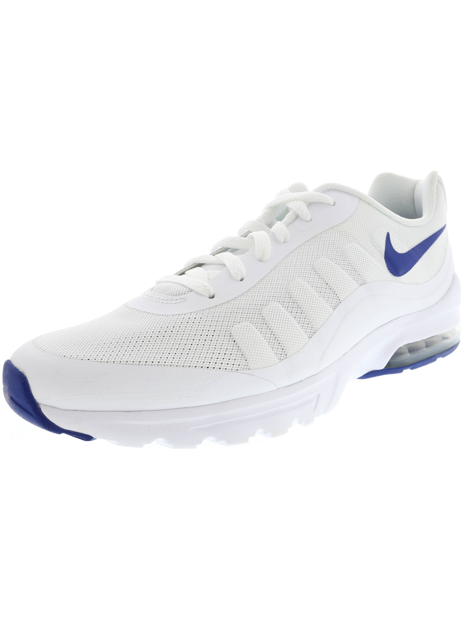 Nike Men's Air Max Invigor White / Gym Blue Ankle-High Fabric Cross Trainer Shoe - 13M | Walmart 