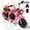 Pink, variant on 39CC 4-Stroke Dirt Bike, 20MPH Max Speed Gas Powered Off-Road Mini Bike with Triple Shock Absorbers & Disc Brake,165LBS Max Load Capacity, Perfect Gift for Beginner Riders,Black