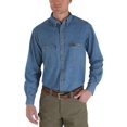 thumbnail image 1 of Camisa de trabajo Wrangler Riggs Workwear Advanced Comfort Navy, 1 of 3