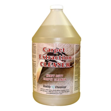 Commercial Carpet Extraction Cleaner and Shampoo - 1 gallon (128 (Best Carpet Shampoo Product)