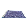 thumbnail image 2 of Ahgly Company Machine Washable Indoor Rectangle Animal Blue Traditional Area Rugs, 3' x 5', 2 of 4