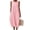 Pink, variant on Summer Dresses for Women Cotton Casual Maxi Dress Beach Vacation Long Sundresses Plaid Striped with Pockets, 2XL