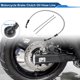 thumbnail image 2 of Manguera de aceite de freno de motocicleta de 70 cm, cable de abrazaderas de embrague hidráulico para motocicletas, bicicletas de tierra, ATV, tono plateado, 2 of 6