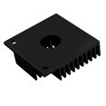 thumbnail image 1 of 3D Printer Extruder Heat Sink MK7 MK8 Extruder Copper sink extruder Heat Radiator 3D Printer Accessory, Black, C type, 1 of 7
