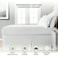 thumbnail image 4 of Simply Put Cotton Blend Percale Pleated Bedskirt Queen Frost Gray, 4 of 5