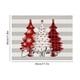 thumbnail image 3 of Manteles individuales de lino, adornos navideños, manteles individuales de invierno para árbol de Navidad de 30 x 45 cm, manteles navideños para fiestas, cocinas, comedores, Halloween, otoño, decoraci, 3 of 6