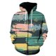 thumbnail image 1 of Sudadera con capucha con estampado 3D de grafiti para hombre, mujer y niño, ropa de calle informal con cremallera, 2024, 1 of 6