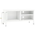 thumbnail image 6 of vidaXL TV Stand TV Console Sideboard TV Unit Home Media Unit Steel and Glass, 6 of 9