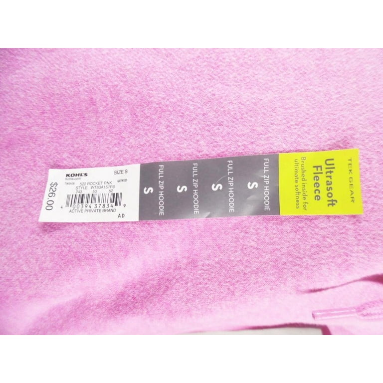 Women's Tek Gear Ultrasoft Fleece Hoodie, Size: Small, Med Pink - Yahoo  Shopping