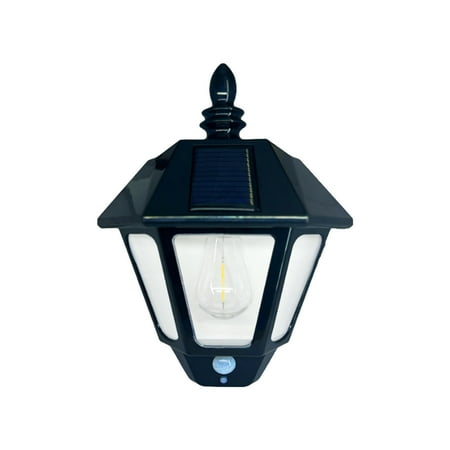 

KOYPTL Solar Lights Outdoor Solar Outdoor Wall Light Human Body Sensing Three-mode Tungsten Wall Light Garden Villa Courtyard Night Light Rainproof Garden Lights