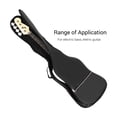 thumbnail image 4 of 20mm Padded Backpack for Electric Bass and Guitar - Black Electric Bass Guitar Bag, 4 of 7
