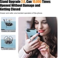 thumbnail image 5 of for iPhone SE 2022 Case, iPhone SE 2020 Case, iPhone 8/7/6s/6 case Ultra Slim with 2Pcs Tempered Glass Screen Protector Full Body Shockproof Phone Case with Invisible Ring Stand, 4.7" Sierra Blue, 5 of 8