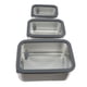 thumbnail image 1 of Juego de Contenedores de almacenamiento de alimentos ANGGREK Acero inoxidable 304 2600 ml 1600 ml 1000 ml, 1 of 7