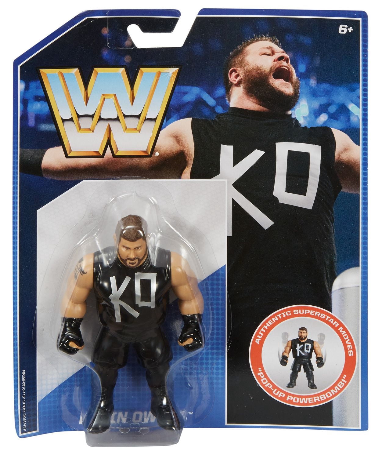 WWE Kevin Owens Retro Action Figure, 6"