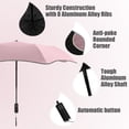 thumbnail image 4 of TOPTIE Round-Corner Umbrella Compact Auto Open Umbrella with Reflective Strip, 4 of 6