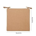 thumbnail image 3 of Chair Cushion under $5! CQCYD Cotton Linen Seat Cushion 16 Inch Square, Chair Cushion for Dining Chair Stool, Floor Sitting Pillow Tatami Cushion, Washable Seat Pad for Home Office Classroom, 3 of 6