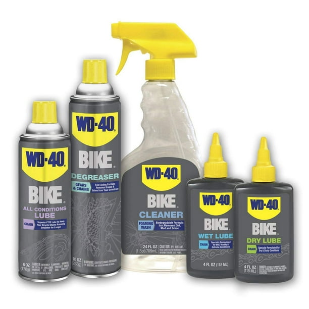 WD 40 BIKE 10 Ounce Aerosol Foaming Fast Acting Bike Chain Cleaner Degreaser