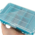 thumbnail image 5 of LOLIPPYY 2- Plastic Hardware Storage Boxes with Clear Lids, Double-Sided Small Parts Organizer for Screws and Nails, 5 of 8