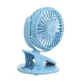 thumbnail image 1 of Ventilador USB Mini abrazadera Ventilador de escritorio Ventilador silencioso Ventilador giratorio de 360 grados Enfriador de aire Batería recargable, 1 of 8
